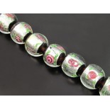 Zdjęcie - Szkło weneckie lampwork kulka róża w brązie 18mm